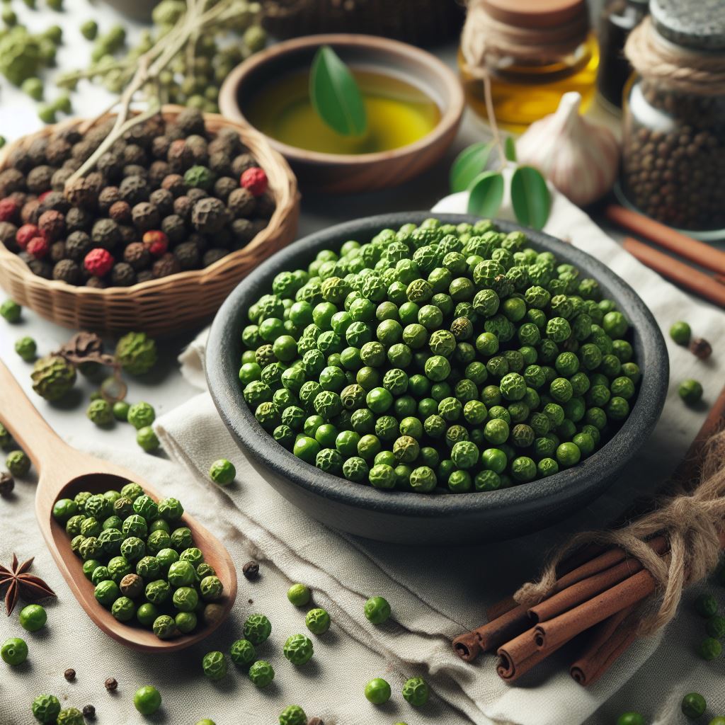 Green Sichuan Peppercorns